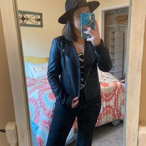 Faux Leather Jacket